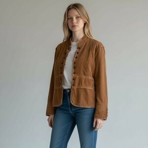Bill Blass Tan Utility Jacket for Women